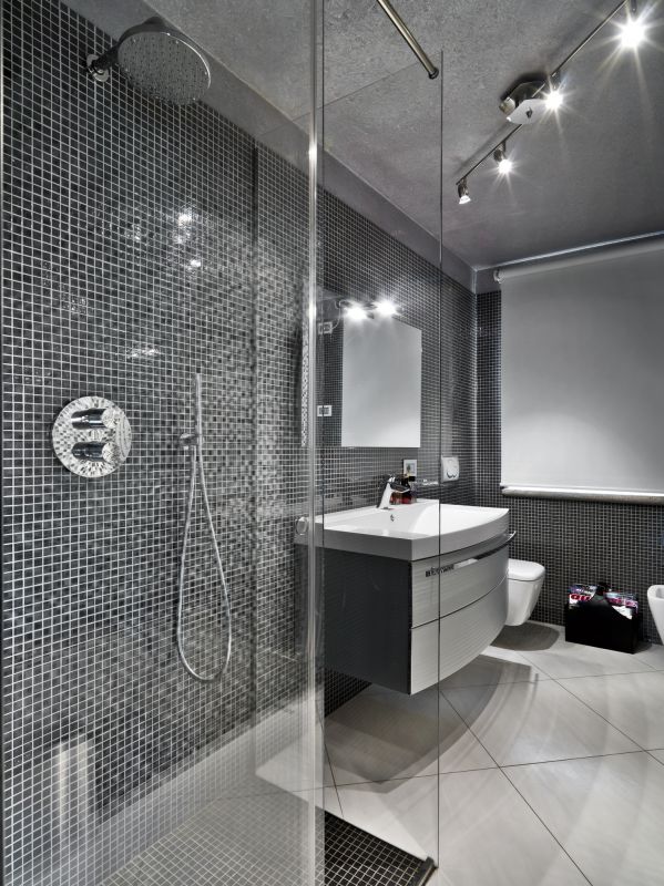 Open-Plan Shower Area